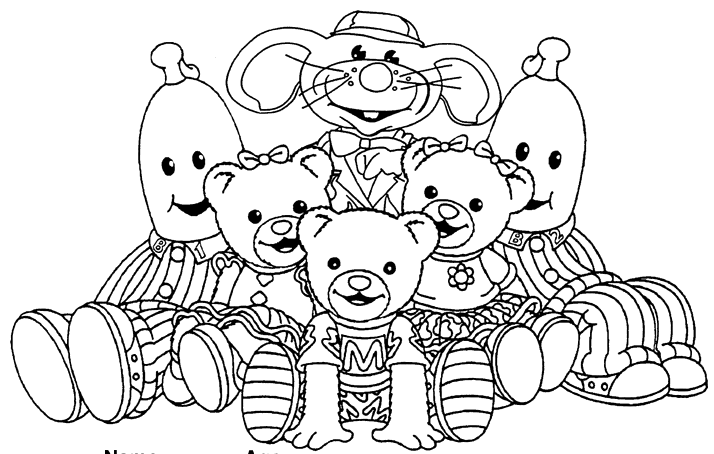 pajama theme coloring pages - photo #28